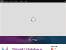 Tablet Screenshot of irvineheadinjury.com